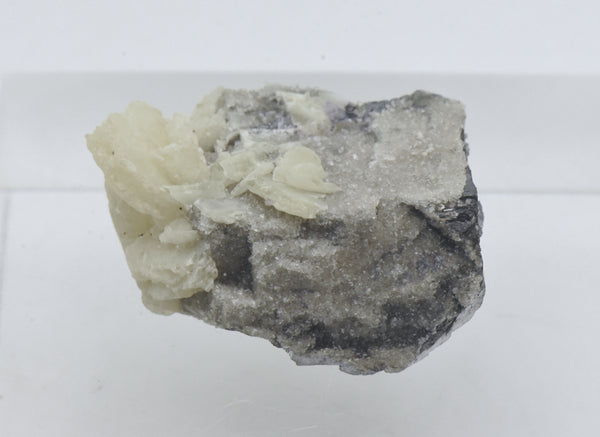 Galena with Barite, Quartz, and Fluorite Crystal Cluster Mineral Specimen - Illinois, USA