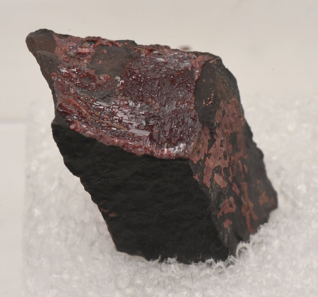 Realgar Crystals on Matrix Thumbnail Specimen - Nevada
