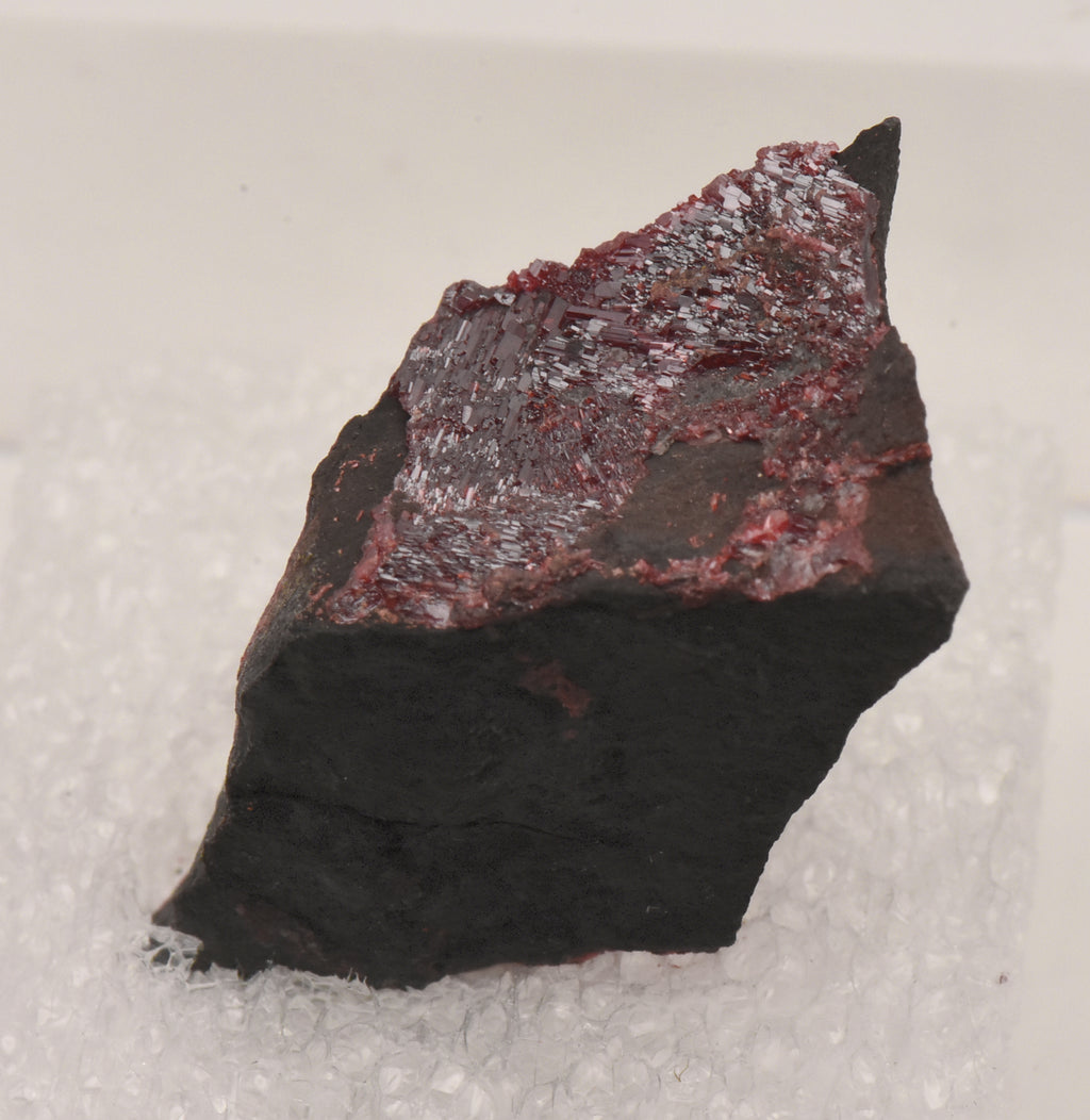 Realgar Crystals on Matrix Thumbnail Specimen - Nevada