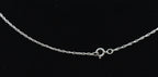 Vintage Red Garnet and Marcasite Sterling Silver Flower Pendant Necklace - 19.5"
