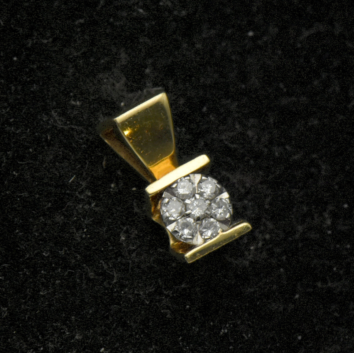 Vintage 14k Gold and Diamonds Pendant