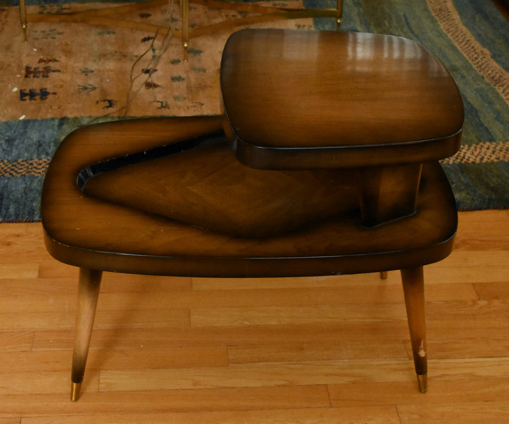 Gordon's - Vintage 1950s Pair Mid Century Modern Tiered Side Tables