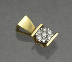 Vintage 14k Gold and Diamonds Pendant