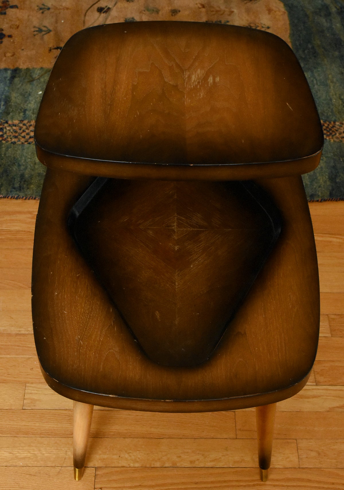 Gordon's - Vintage 1950s Pair Mid Century Modern Tiered Side Tables