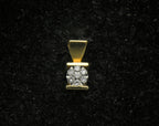 Vintage 14k Gold and Diamonds Pendant