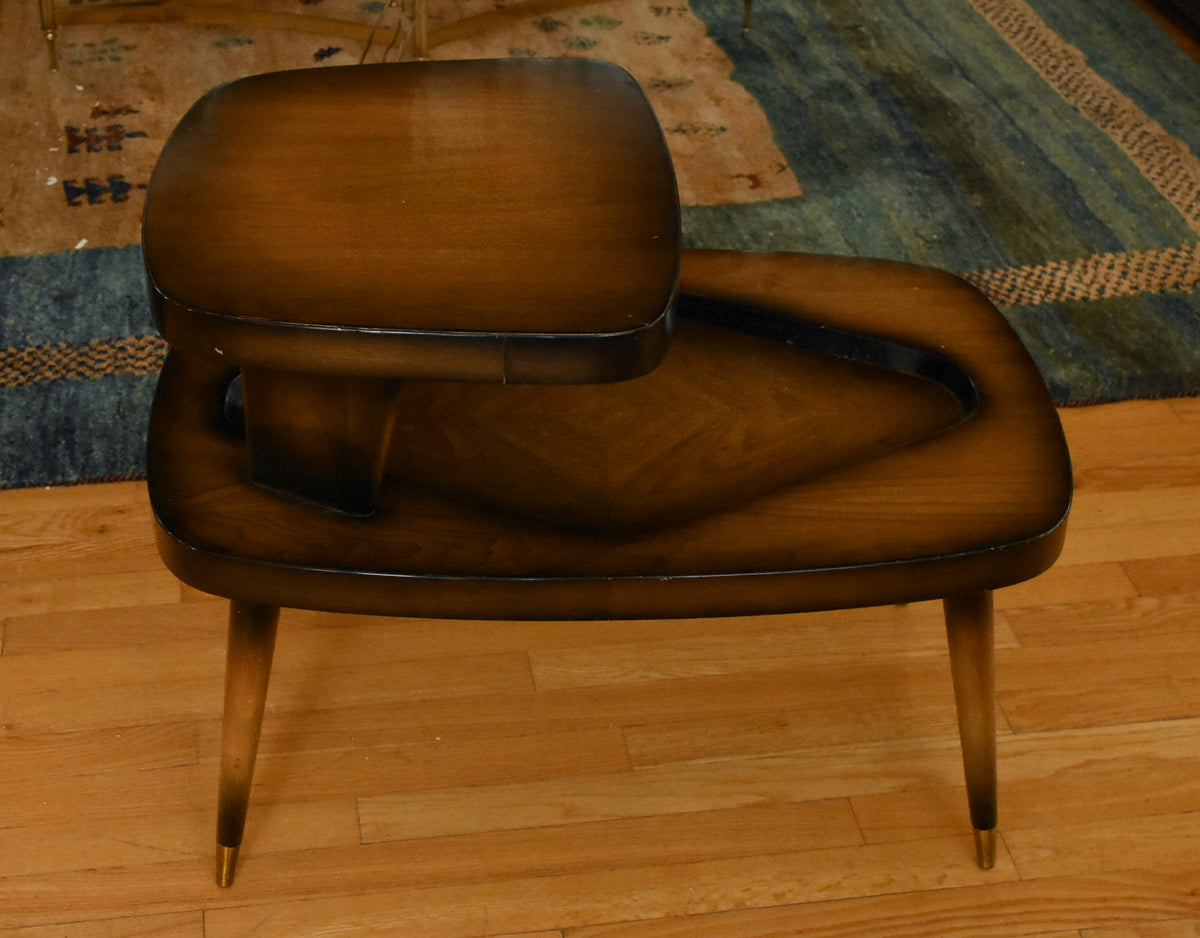 Gordon's - Vintage 1950s Pair Mid Century Modern Tiered Side Tables