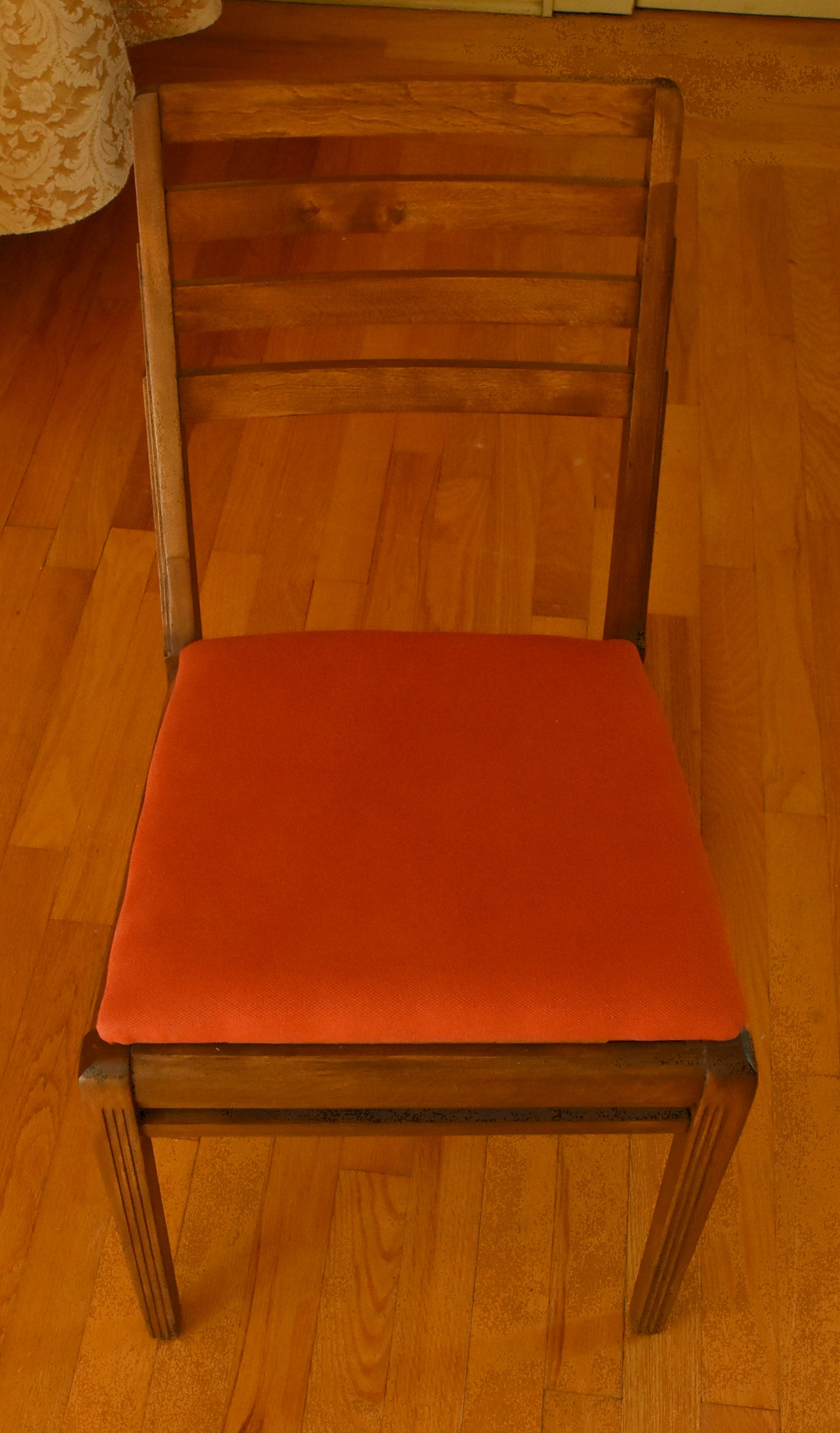 Vintage "Golden Gate Bridge" Art Deco Fully Restored Side Chair