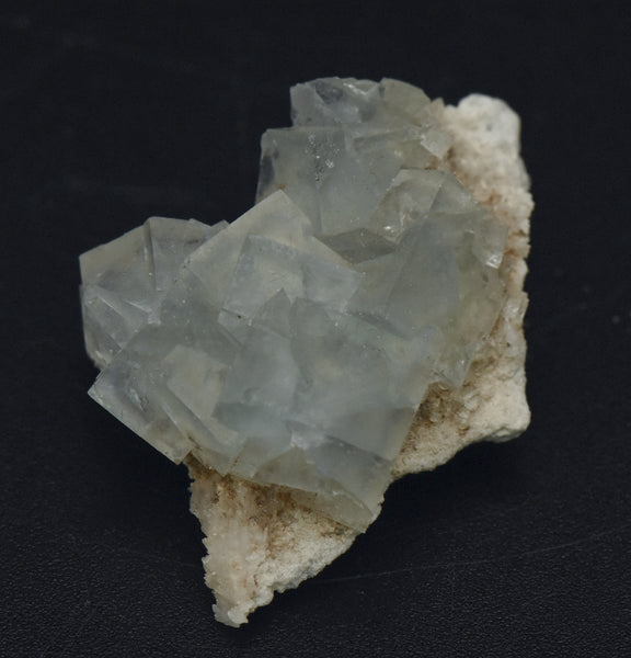 Light Greenish Blue Fluorite Crystal Cluster - Austria