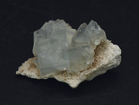 Light Greenish Blue Fluorite Crystal Cluster - Austria