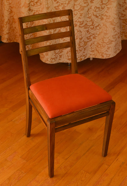 Vintage "Golden Gate Bridge" Art Deco Fully Restored Side Chair