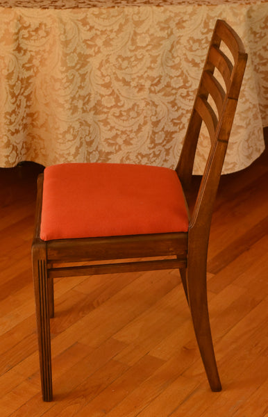 Vintage "Golden Gate Bridge" Art Deco Fully Restored Side Chair