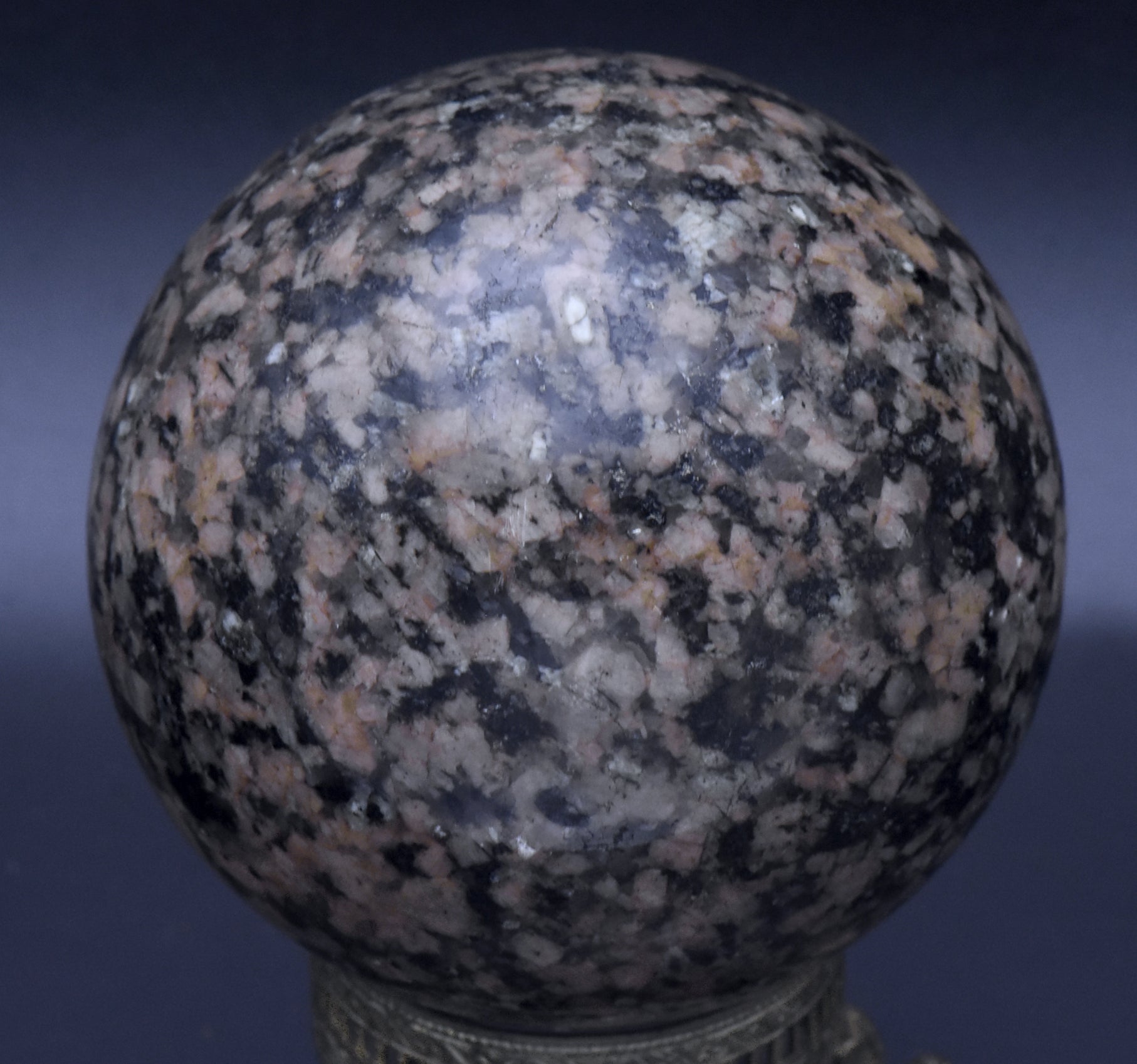 Polished Granite Sphere - 500g