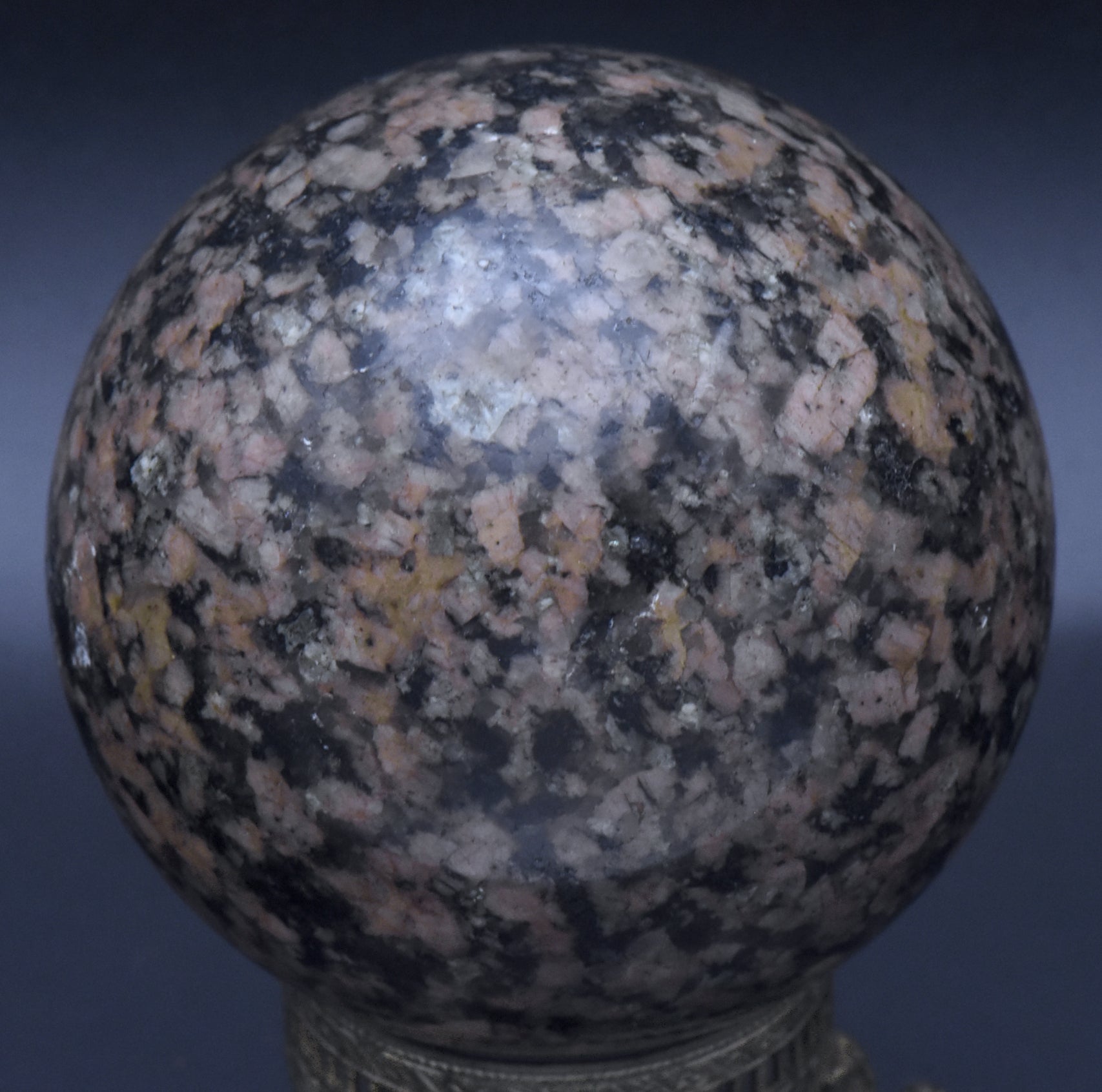 Polished Granite Sphere - 500g