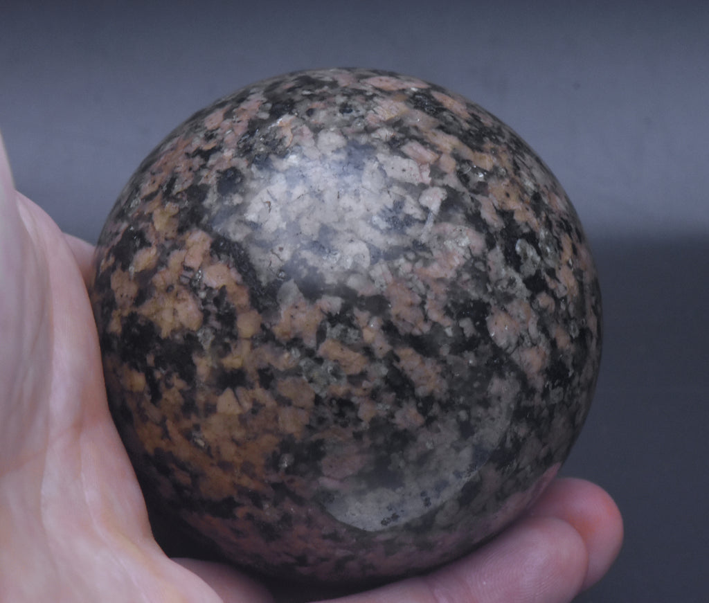 Polished Granite Sphere - 500g