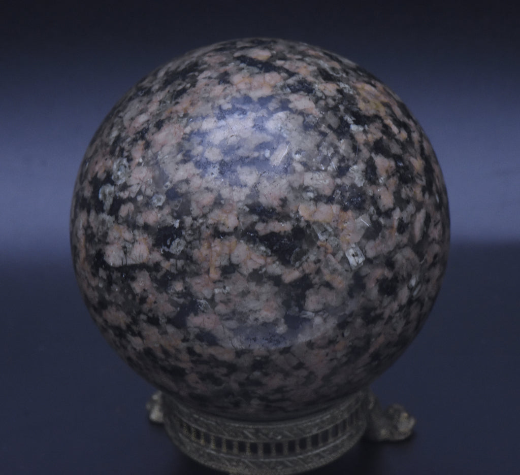 Polished Granite Sphere - 500g