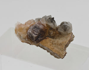 Calcite with Goethite Pseudomorph of Pyrite - Wales