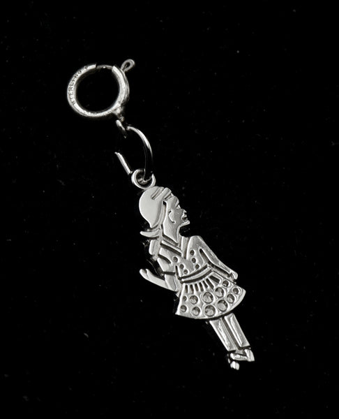 Rembrandt - Vintage Sterling Silver Girl Charm