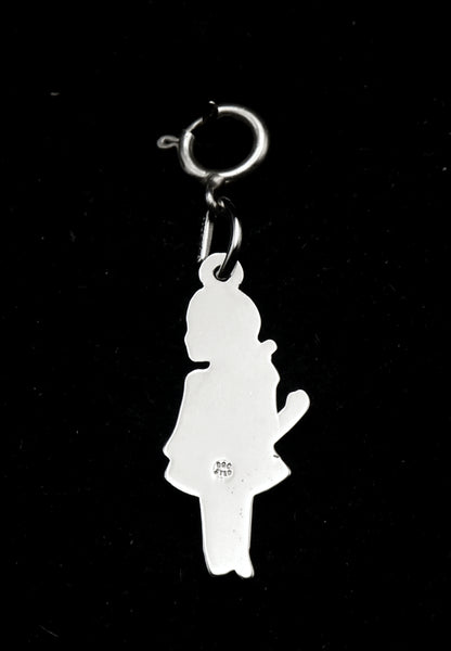 Rembrandt - Vintage Sterling Silver Girl Charm