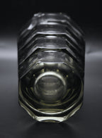 Moser - Vintage Josef Hoffman Smoked Faceted Glass Vase - AS IS