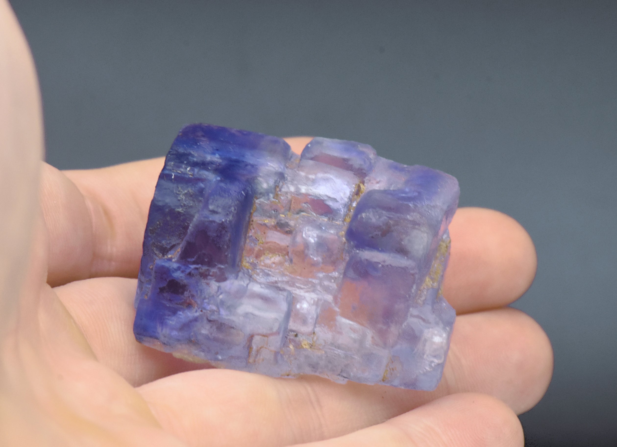 Blue Halite Mineral Specimen - Germany