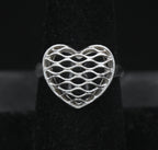 Ross-Simons - Vintage Sterling Silver Heart Ring- Size 7
