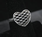 Ross-Simons - Vintage Sterling Silver Heart Ring- Size 7
