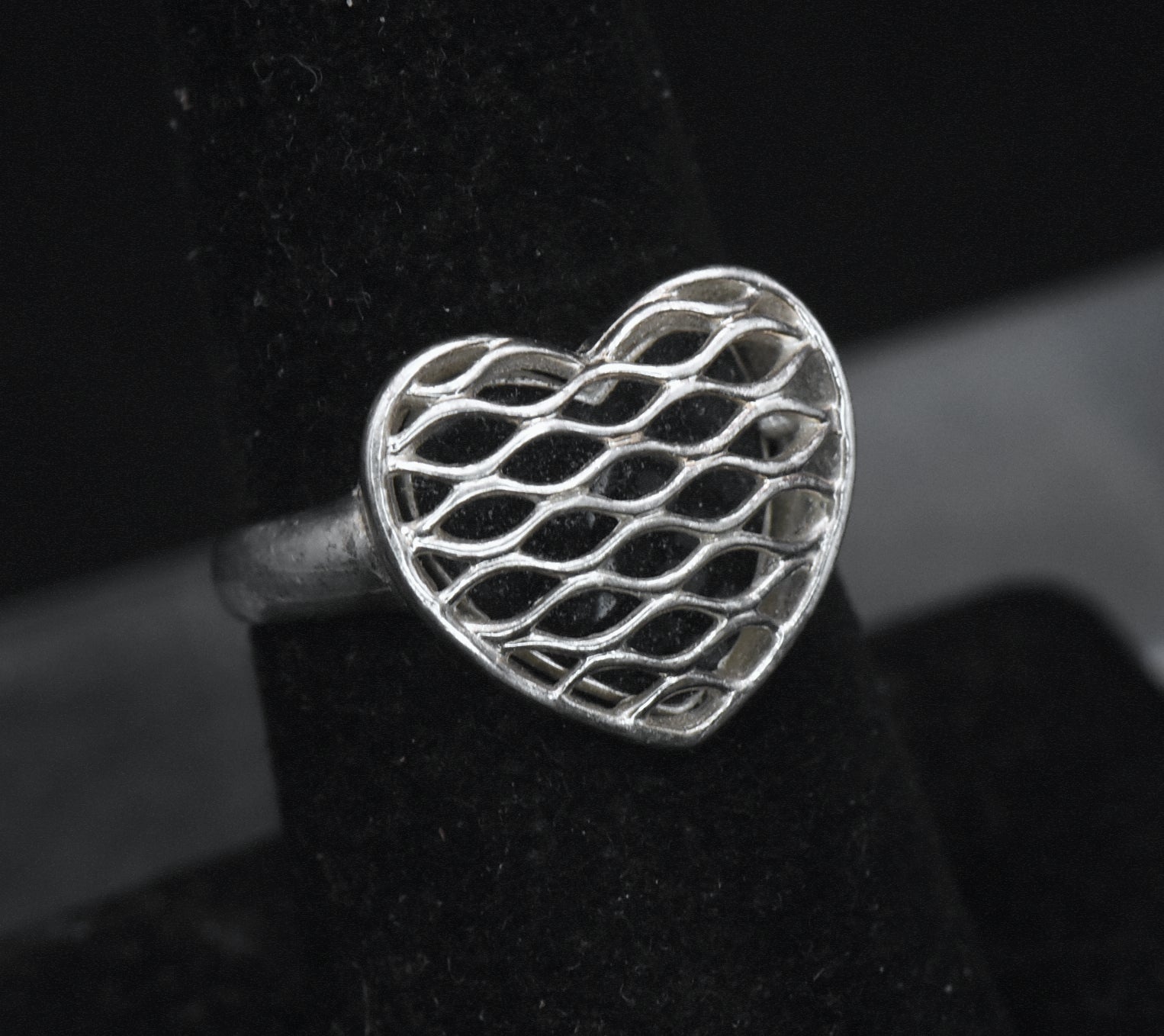 Ross-Simons - Vintage Sterling Silver Heart Ring- Size 7