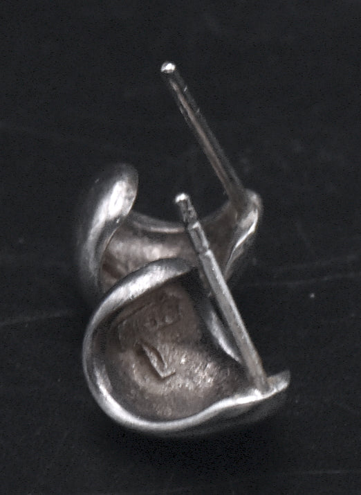 Vintage Handmade Sterling Silver Earrings