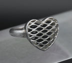 Ross-Simons - Vintage Sterling Silver Heart Ring- Size 7