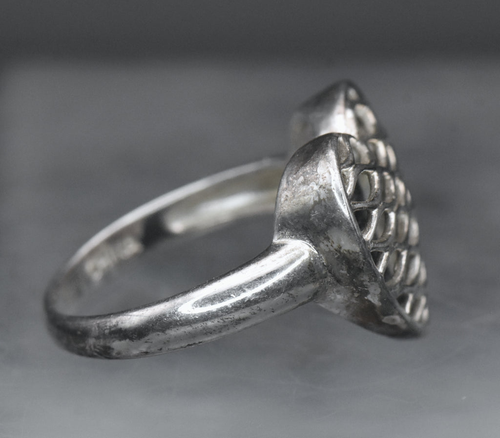 Ross-Simons - Vintage Sterling Silver Heart Ring- Size 7
