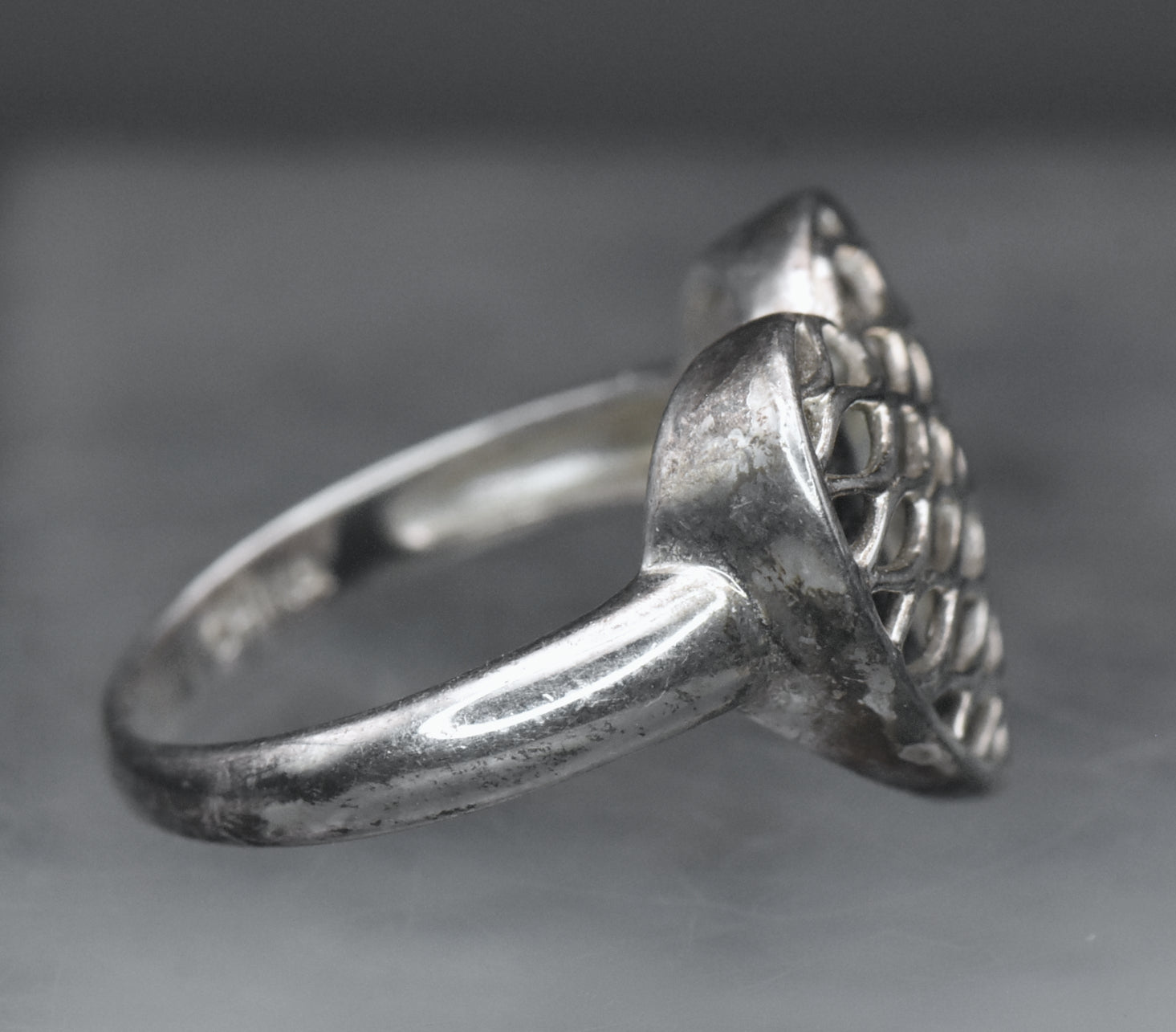 Ross-Simons - Vintage Sterling Silver Heart Ring- Size 7