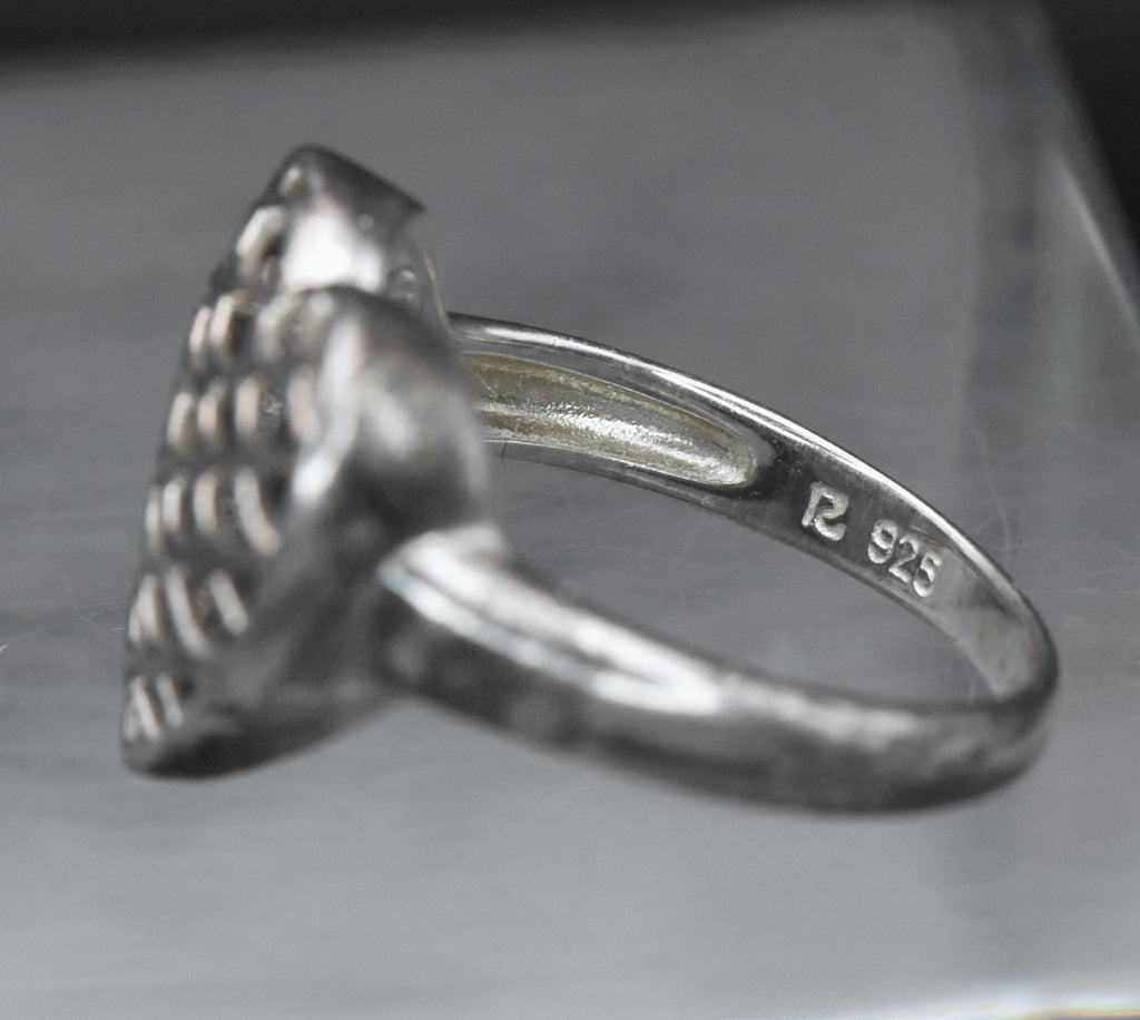 Ross-Simons - Vintage Sterling Silver Heart Ring- Size 7