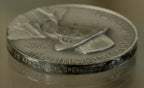 Howard Hughes Memorial Award Medal - .999 Fine Silver, Medallic Art Co., 1994 - 4.685ozt