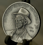 Howard Hughes Memorial Award Medal - .999 Fine Silver, Medallic Art Co., 1994 - 4.685ozt