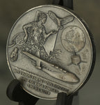 Howard Hughes Memorial Award Medal - .999 Fine Silver, Medallic Art Co., 1994 - 4.685ozt