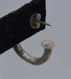 UNMATCHED Vintage Sterling Silver 3/4 Hoop Earring