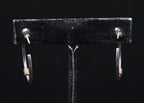 Vintage Handmade Hoop Earrings