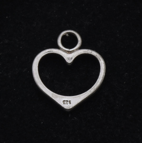 Vintage Sterling Silver Heart Charm