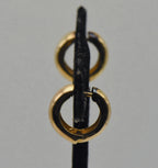 Ross-Simons - Vintage Gold Tone Sterling Silver Huggie Earrings