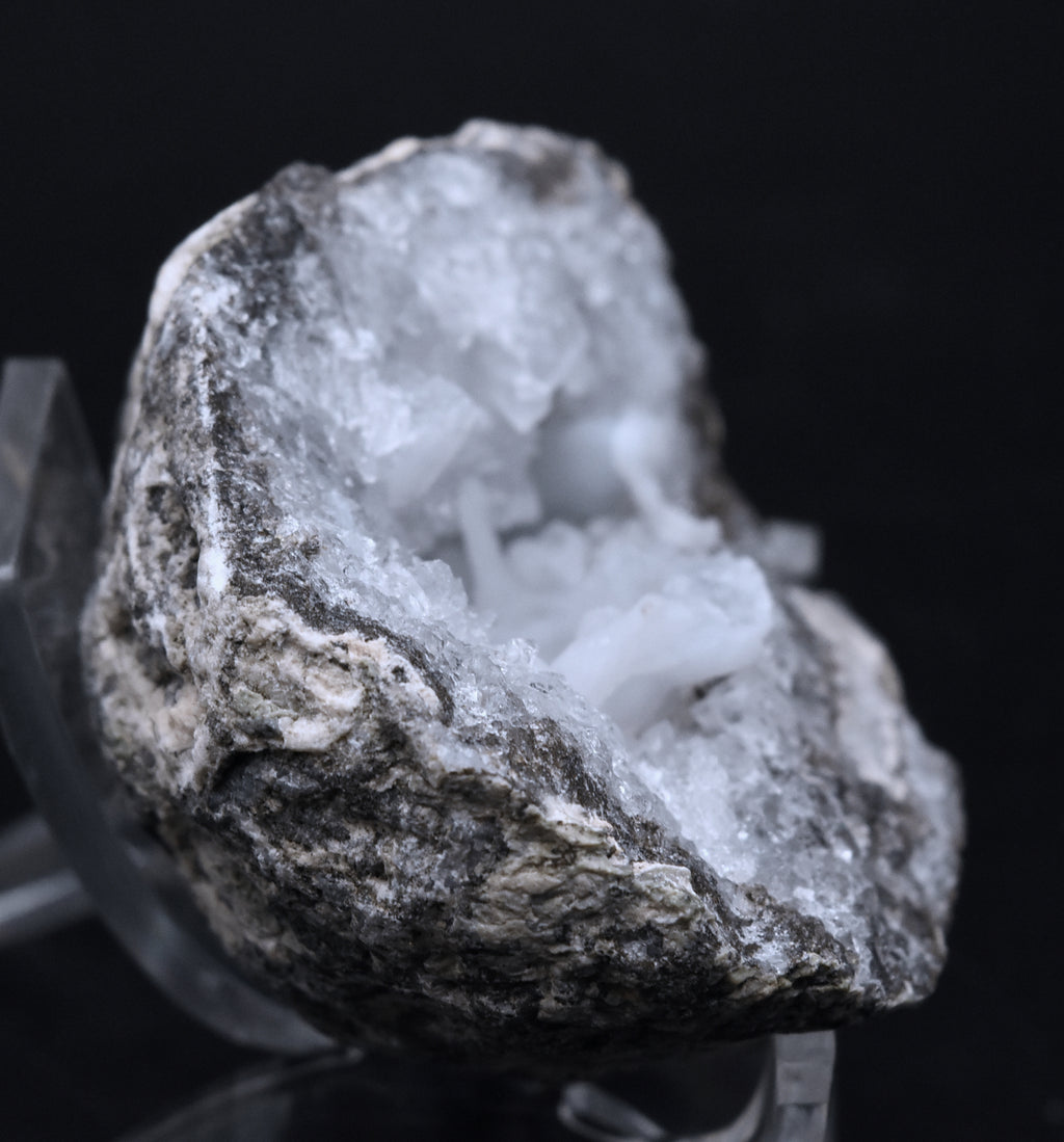 Hyalite, Quartz, Calcite Whole Geode - Mexico