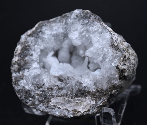 Hyalite, Quartz, Calcite Whole Geode - Mexico