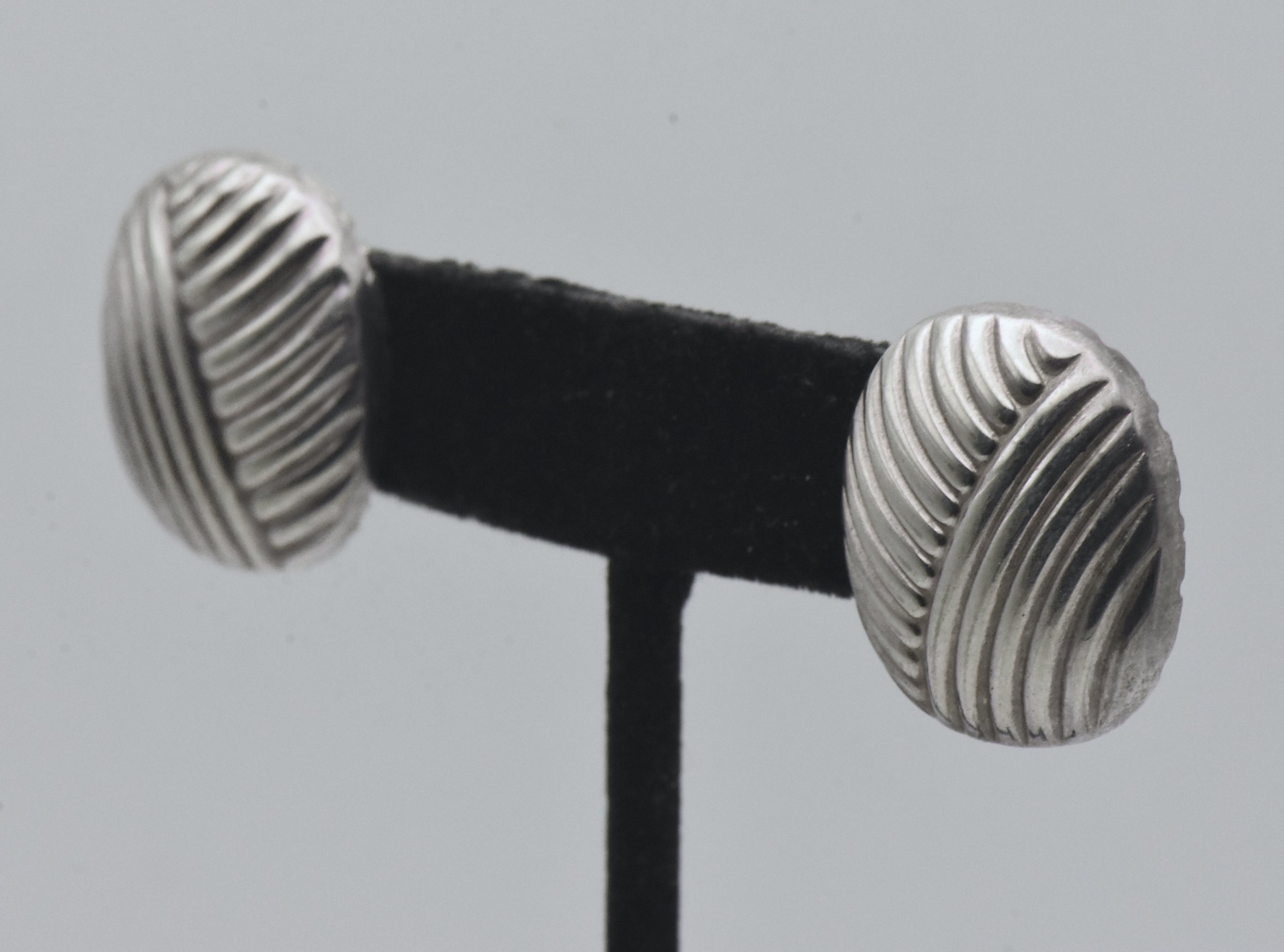 Vintage Italian Sterling Silver Earrings