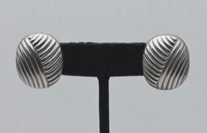 Vintage Italian Sterling Silver Earrings