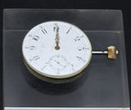 J.J. Badollet & Co. - Antique Swiss Pocket Watch Movement - Functioning