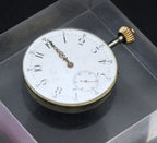 J.J. Badollet & Co. - Antique Swiss Pocket Watch Movement - Functioning