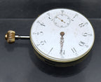 J.J. Badollet & Co. - Antique Swiss Pocket Watch Movement - Functioning