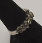 Judith Jack - Sterling Silver and Marcasite Ring- Size 6