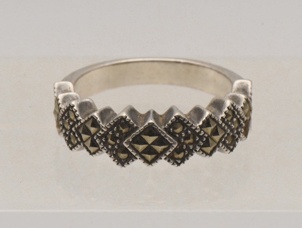 Judith Jack - Sterling Silver and Marcasite Ring- Size 6