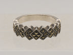 Judith Jack - Sterling Silver and Marcasite Ring- Size 6