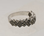 Judith Jack - Sterling Silver and Marcasite Ring- Size 6